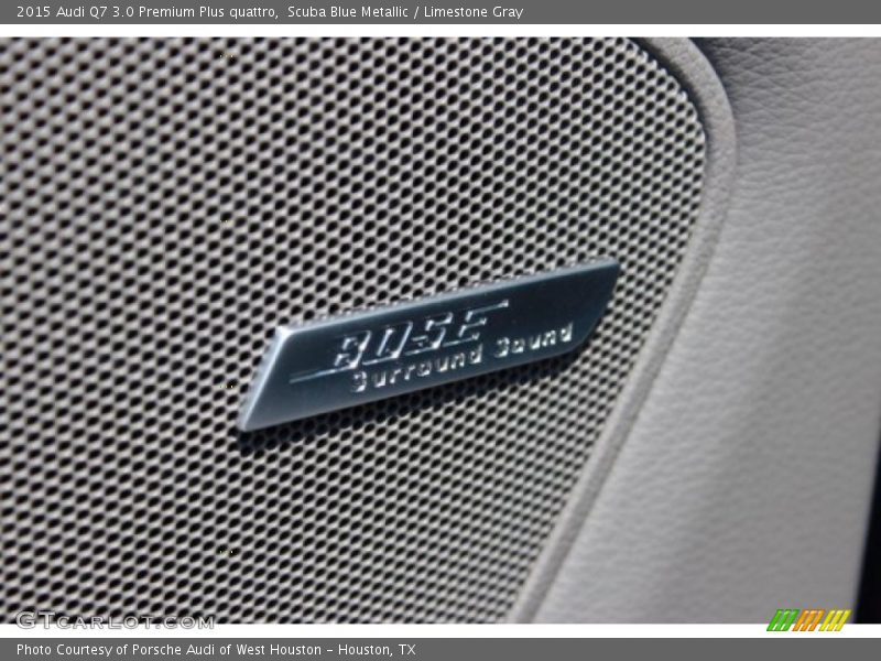 Scuba Blue Metallic / Limestone Gray 2015 Audi Q7 3.0 Premium Plus quattro