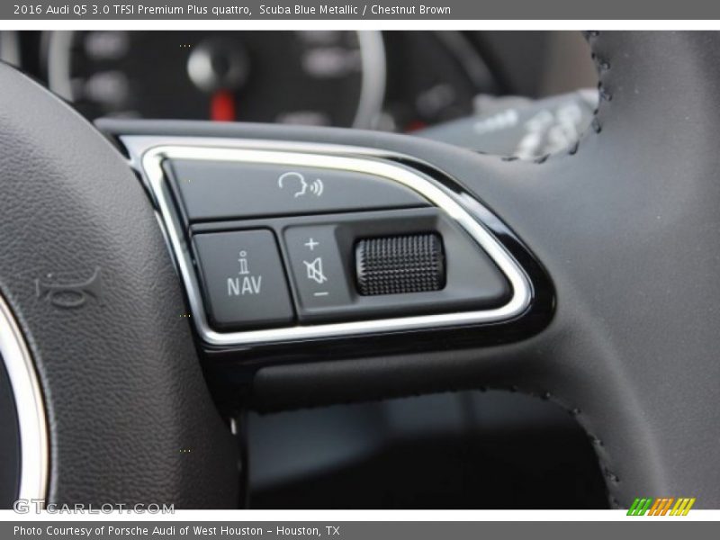 Scuba Blue Metallic / Chestnut Brown 2016 Audi Q5 3.0 TFSI Premium Plus quattro