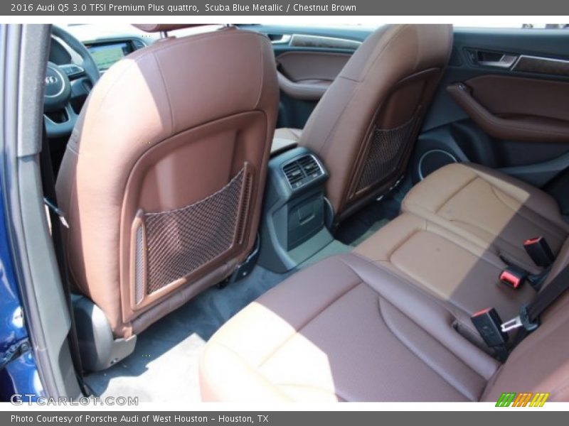 Scuba Blue Metallic / Chestnut Brown 2016 Audi Q5 3.0 TFSI Premium Plus quattro