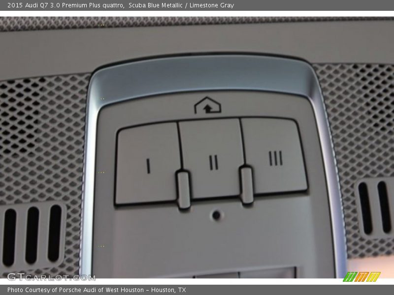 Scuba Blue Metallic / Limestone Gray 2015 Audi Q7 3.0 Premium Plus quattro