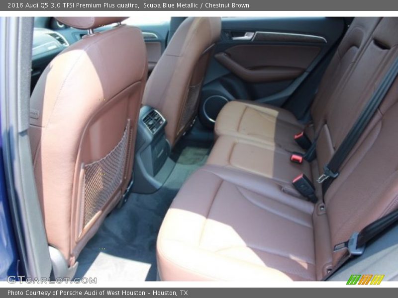 Scuba Blue Metallic / Chestnut Brown 2016 Audi Q5 3.0 TFSI Premium Plus quattro