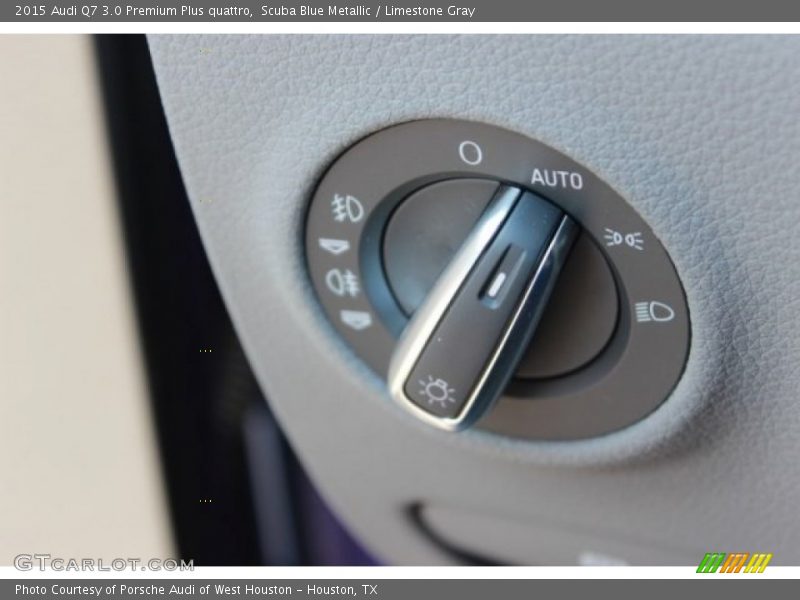 Scuba Blue Metallic / Limestone Gray 2015 Audi Q7 3.0 Premium Plus quattro