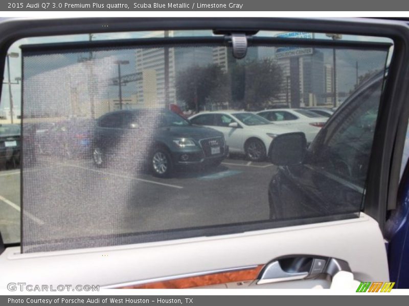 Scuba Blue Metallic / Limestone Gray 2015 Audi Q7 3.0 Premium Plus quattro