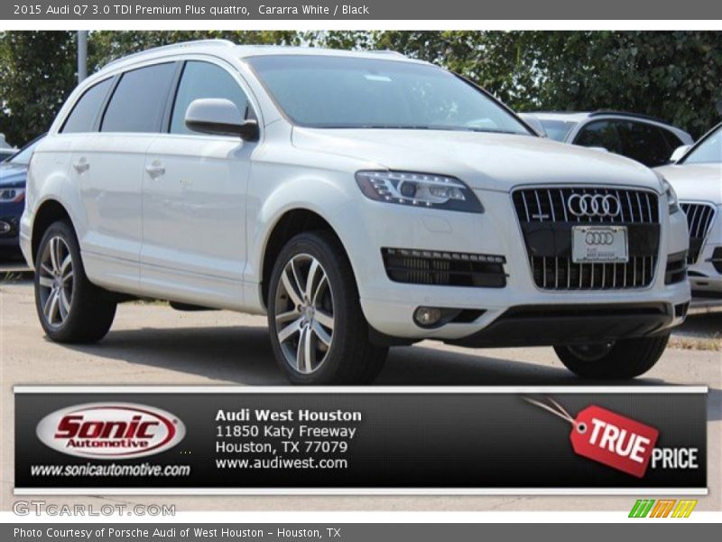 Cararra White / Black 2015 Audi Q7 3.0 TDI Premium Plus quattro