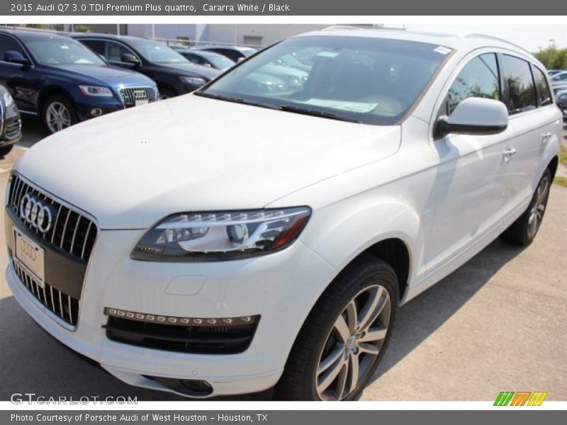 Cararra White / Black 2015 Audi Q7 3.0 TDI Premium Plus quattro
