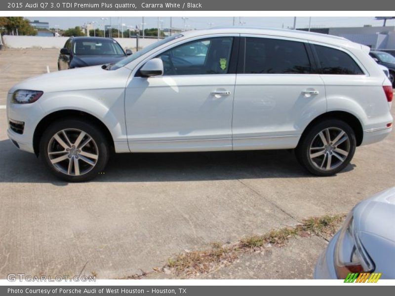 Cararra White / Black 2015 Audi Q7 3.0 TDI Premium Plus quattro