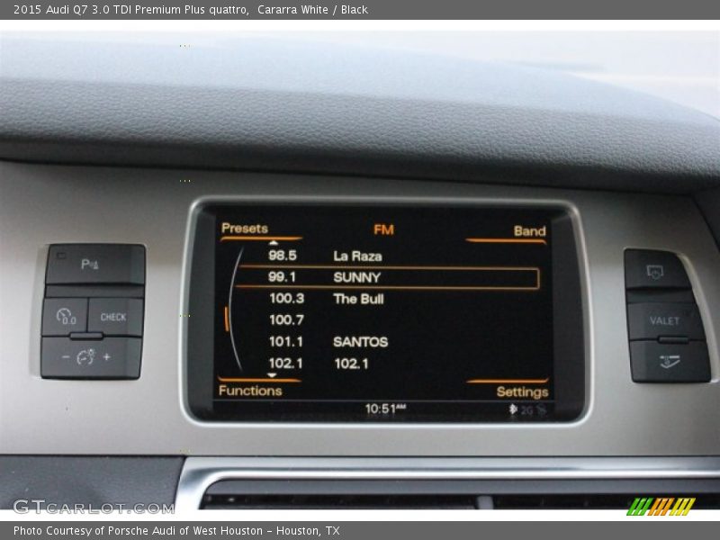 Cararra White / Black 2015 Audi Q7 3.0 TDI Premium Plus quattro