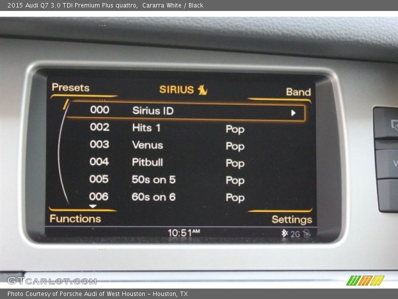 Cararra White / Black 2015 Audi Q7 3.0 TDI Premium Plus quattro