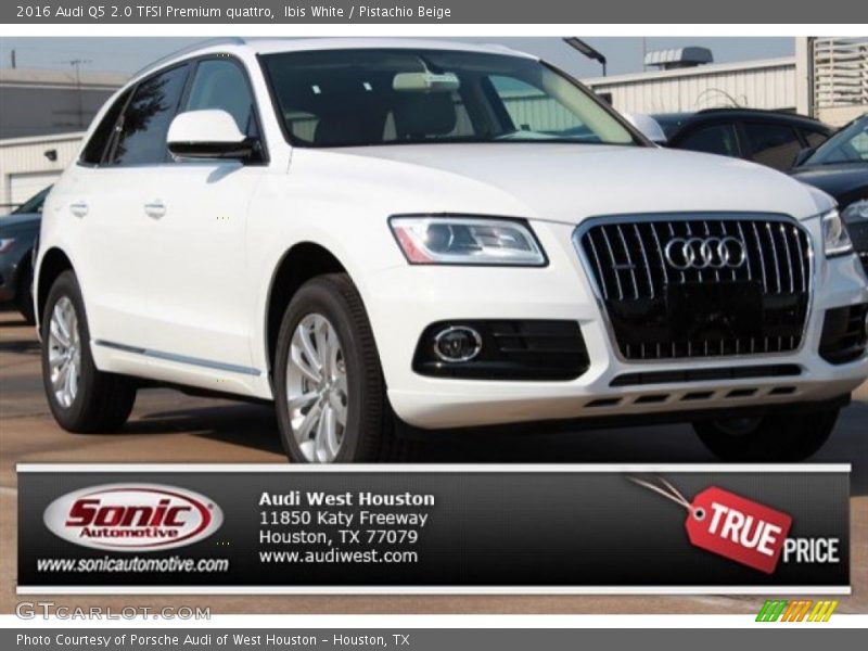 Ibis White / Pistachio Beige 2016 Audi Q5 2.0 TFSI Premium quattro