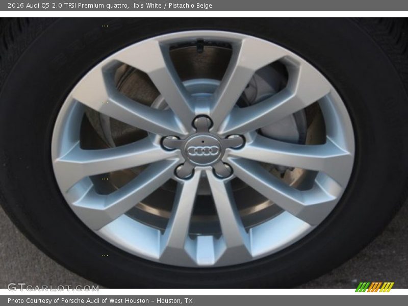 Ibis White / Pistachio Beige 2016 Audi Q5 2.0 TFSI Premium quattro