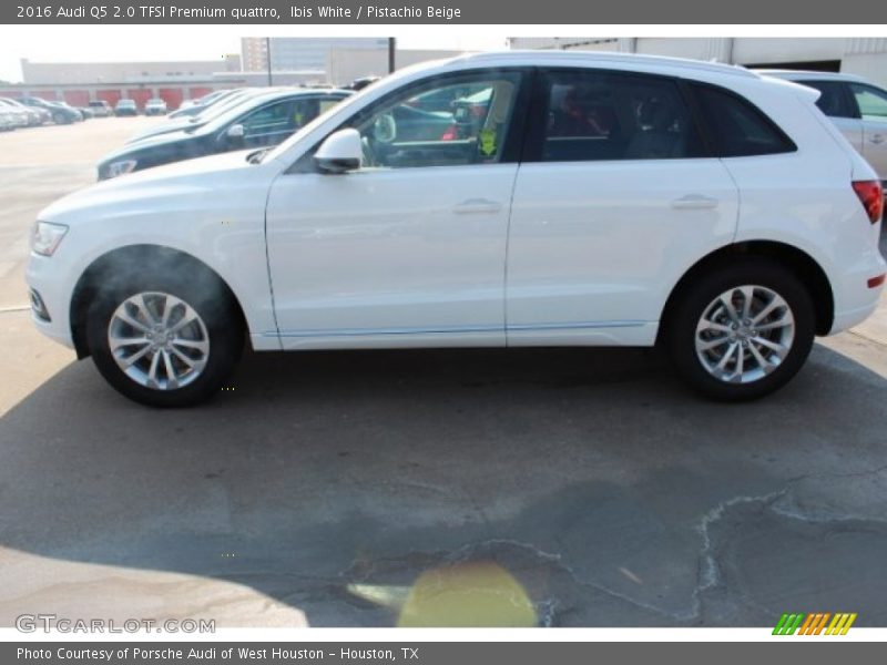Ibis White / Pistachio Beige 2016 Audi Q5 2.0 TFSI Premium quattro