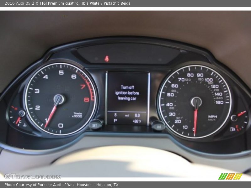 Ibis White / Pistachio Beige 2016 Audi Q5 2.0 TFSI Premium quattro