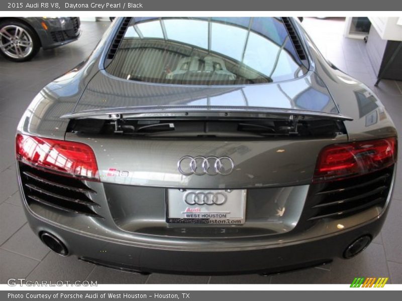 Daytona Grey Pearl / Black 2015 Audi R8 V8