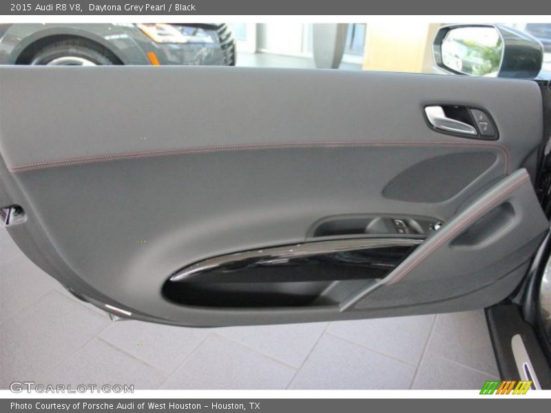 Daytona Grey Pearl / Black 2015 Audi R8 V8