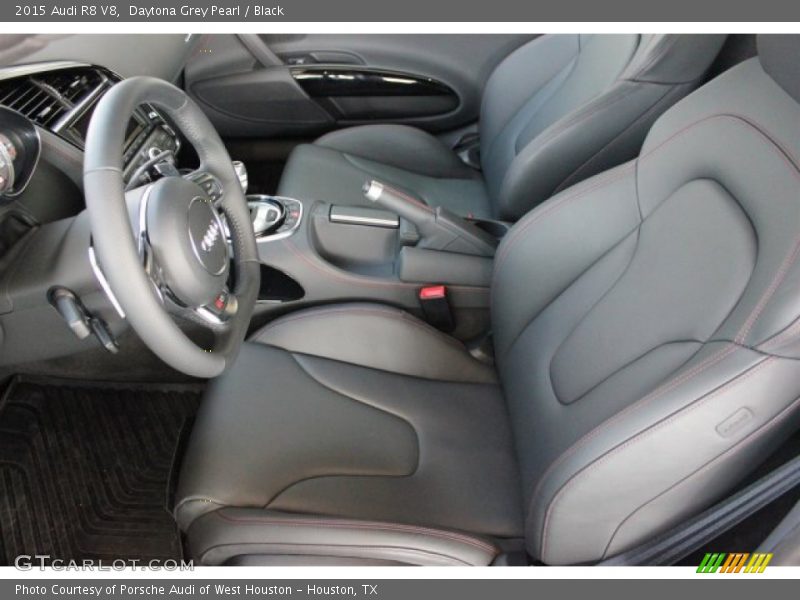 Daytona Grey Pearl / Black 2015 Audi R8 V8