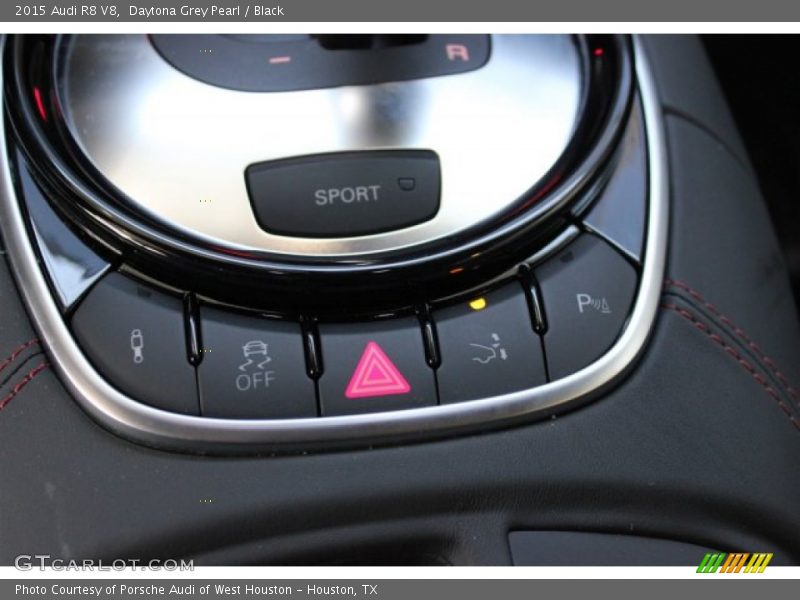 Daytona Grey Pearl / Black 2015 Audi R8 V8