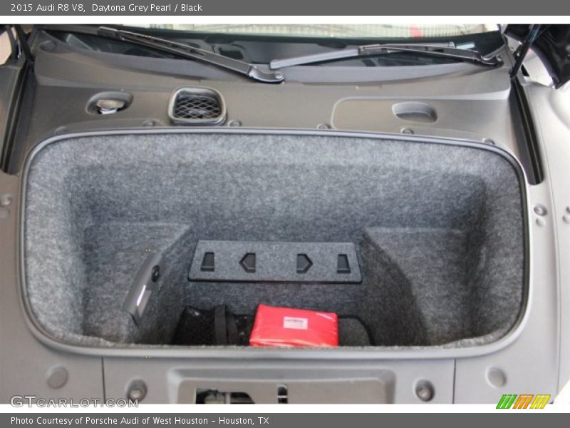 Daytona Grey Pearl / Black 2015 Audi R8 V8