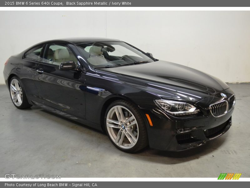 Front 3/4 View of 2015 6 Series 640i Coupe
