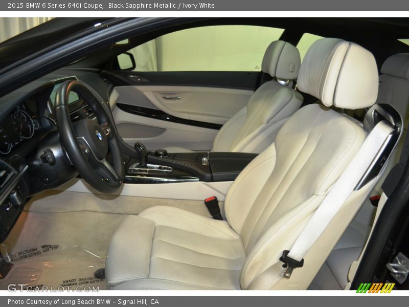 Front Seat of 2015 6 Series 640i Coupe