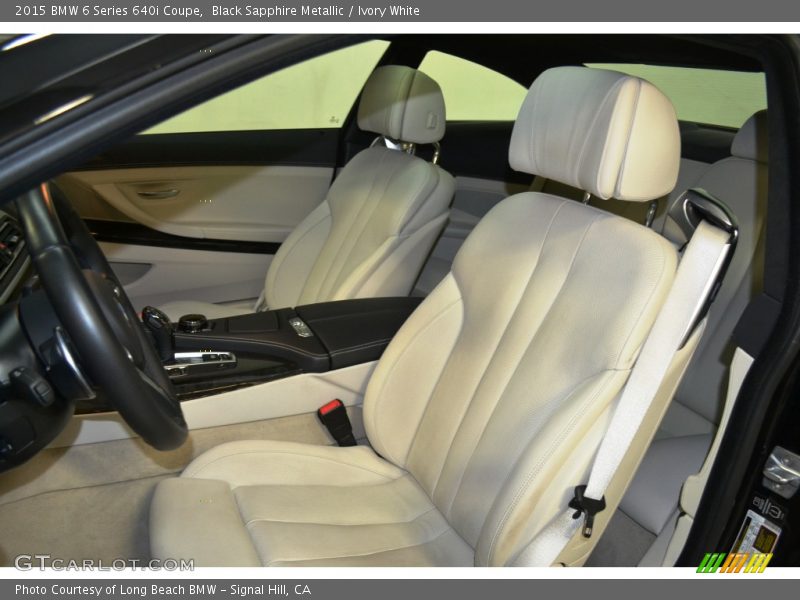 Front Seat of 2015 6 Series 640i Coupe