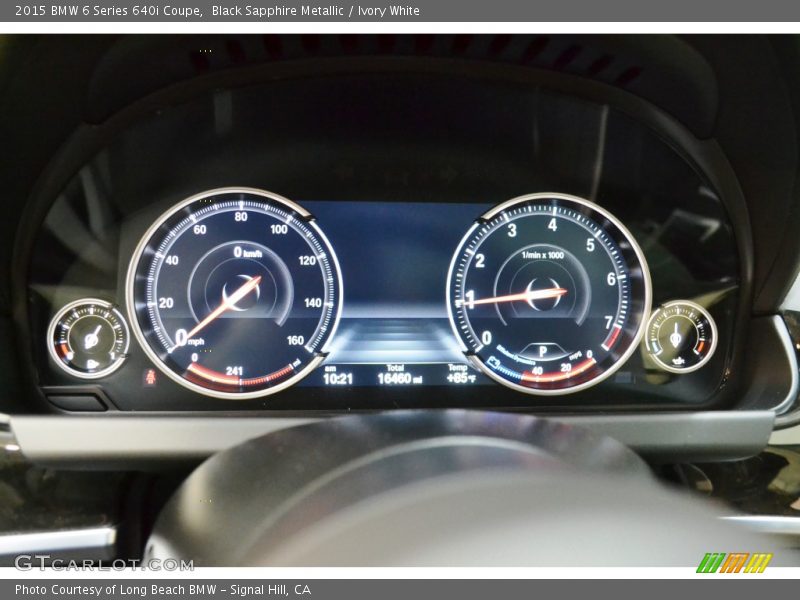  2015 6 Series 640i Coupe 640i Coupe Gauges