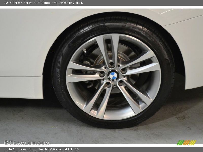 Alpine White / Black 2014 BMW 4 Series 428i Coupe
