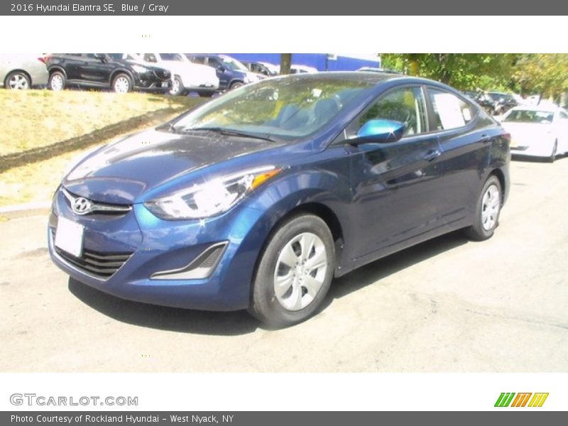 Blue / Gray 2016 Hyundai Elantra SE