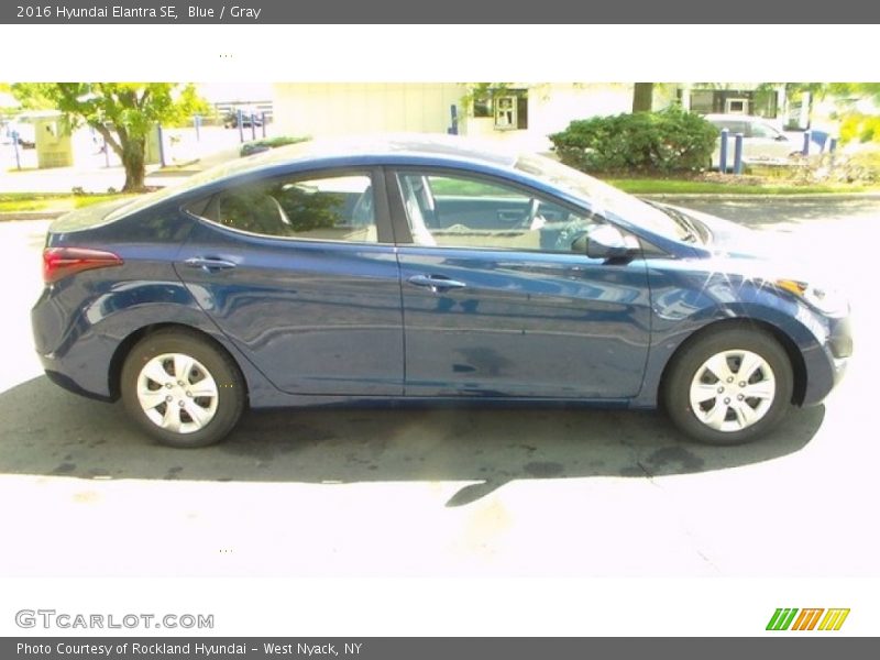 Blue / Gray 2016 Hyundai Elantra SE