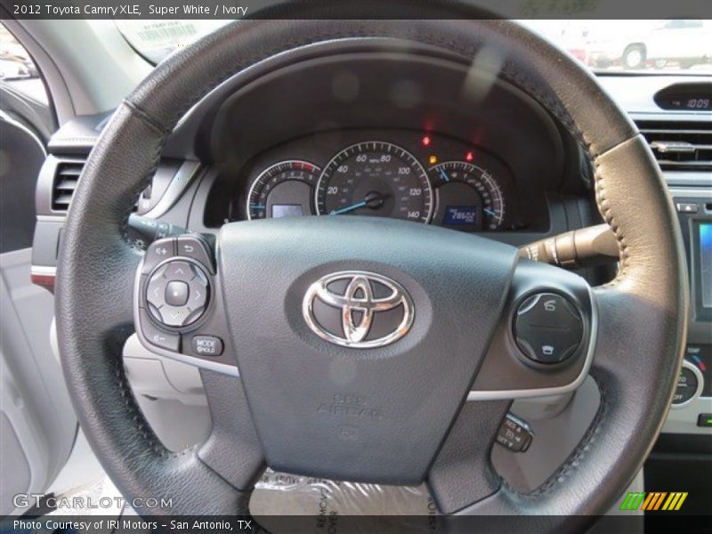 Super White / Ivory 2012 Toyota Camry XLE
