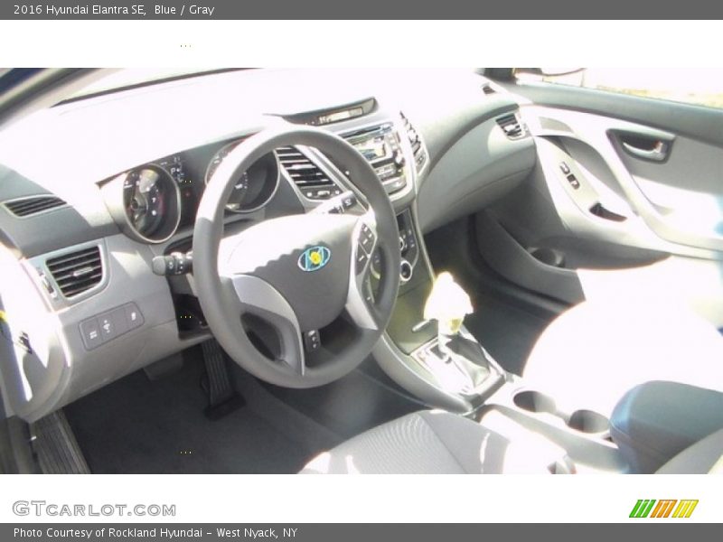 Blue / Gray 2016 Hyundai Elantra SE