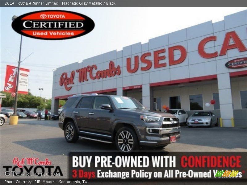 Magnetic Gray Metallic / Black 2014 Toyota 4Runner Limited