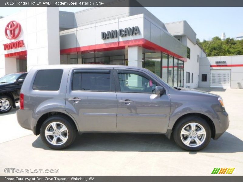 Modern Steel Metallic / Gray 2015 Honda Pilot EX 4WD