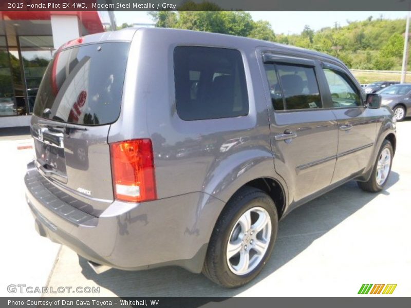 Modern Steel Metallic / Gray 2015 Honda Pilot EX 4WD