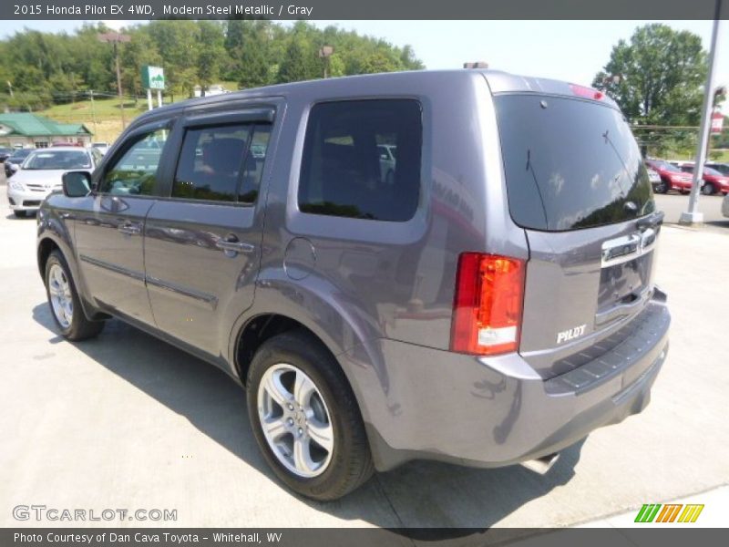 Modern Steel Metallic / Gray 2015 Honda Pilot EX 4WD