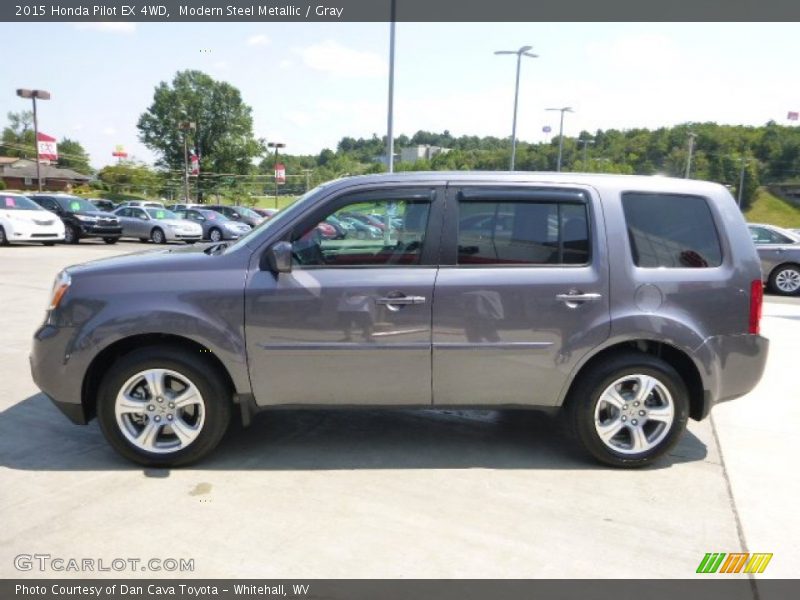 Modern Steel Metallic / Gray 2015 Honda Pilot EX 4WD