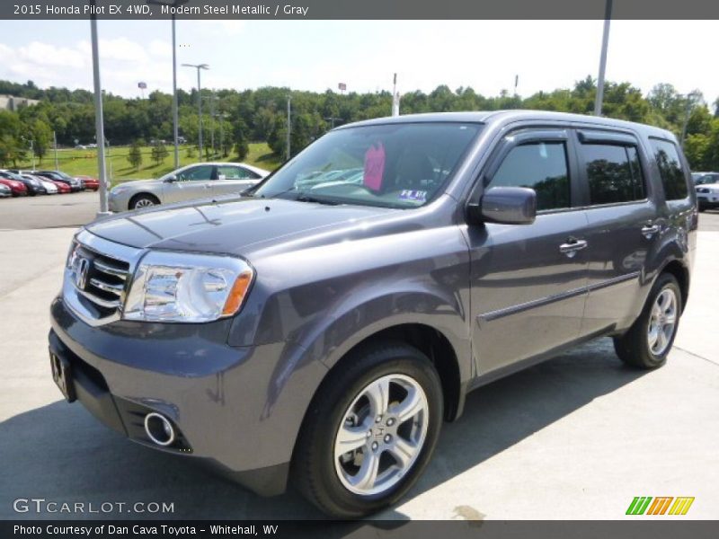 Modern Steel Metallic / Gray 2015 Honda Pilot EX 4WD