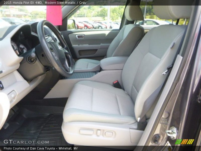 Modern Steel Metallic / Gray 2015 Honda Pilot EX 4WD