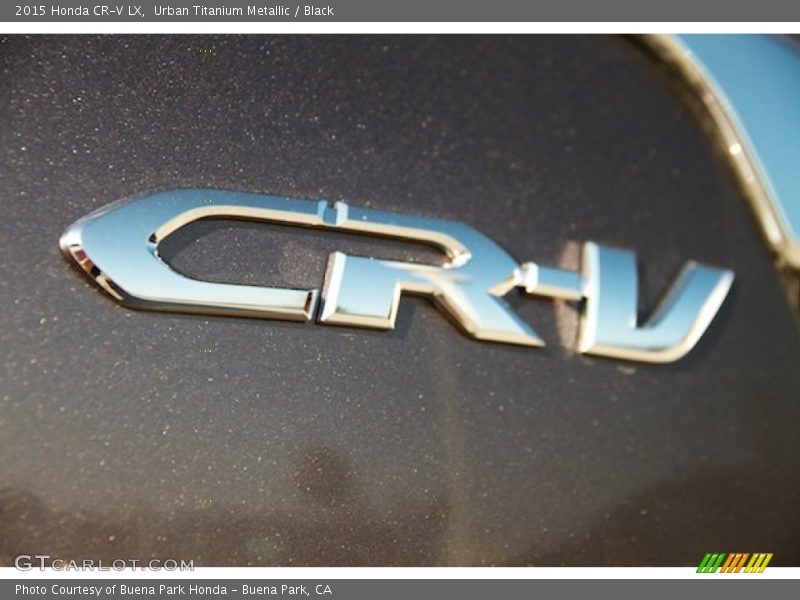 Urban Titanium Metallic / Black 2015 Honda CR-V LX