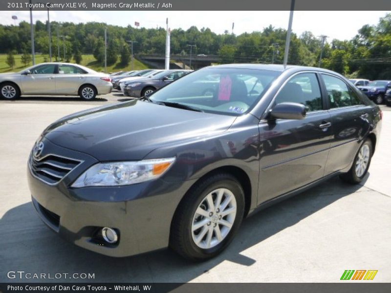 Magnetic Gray Metallic / Ash 2011 Toyota Camry XLE V6