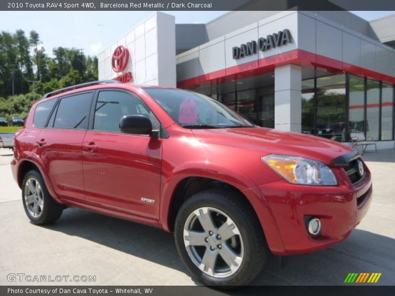 Barcelona Red Metallic / Dark Charcoal 2010 Toyota RAV4 Sport 4WD
