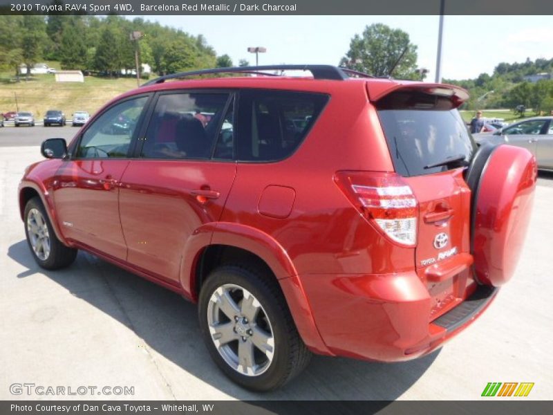 Barcelona Red Metallic / Dark Charcoal 2010 Toyota RAV4 Sport 4WD