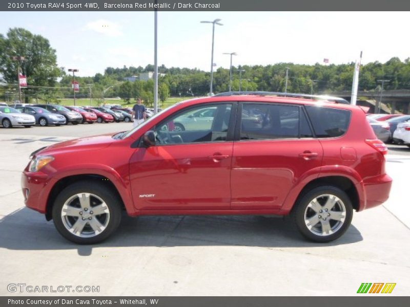 Barcelona Red Metallic / Dark Charcoal 2010 Toyota RAV4 Sport 4WD