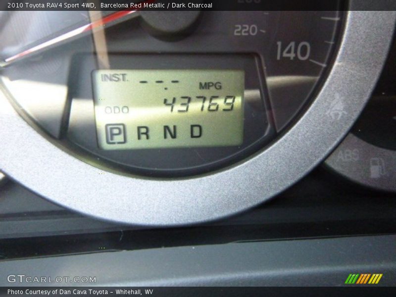 Barcelona Red Metallic / Dark Charcoal 2010 Toyota RAV4 Sport 4WD