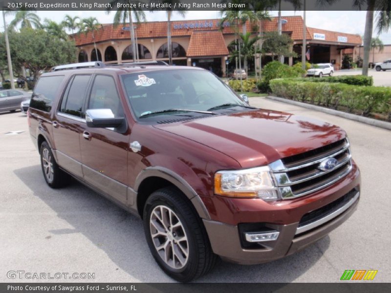 Bronze Fire Metallic / King Ranch Mesa Brown 2015 Ford Expedition EL King Ranch