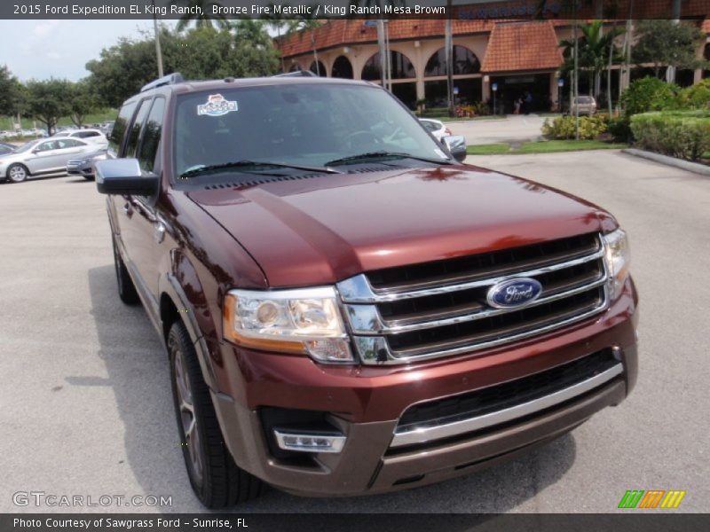 Bronze Fire Metallic / King Ranch Mesa Brown 2015 Ford Expedition EL King Ranch