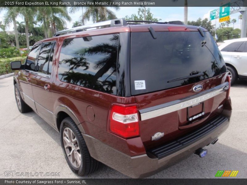 Bronze Fire Metallic / King Ranch Mesa Brown 2015 Ford Expedition EL King Ranch
