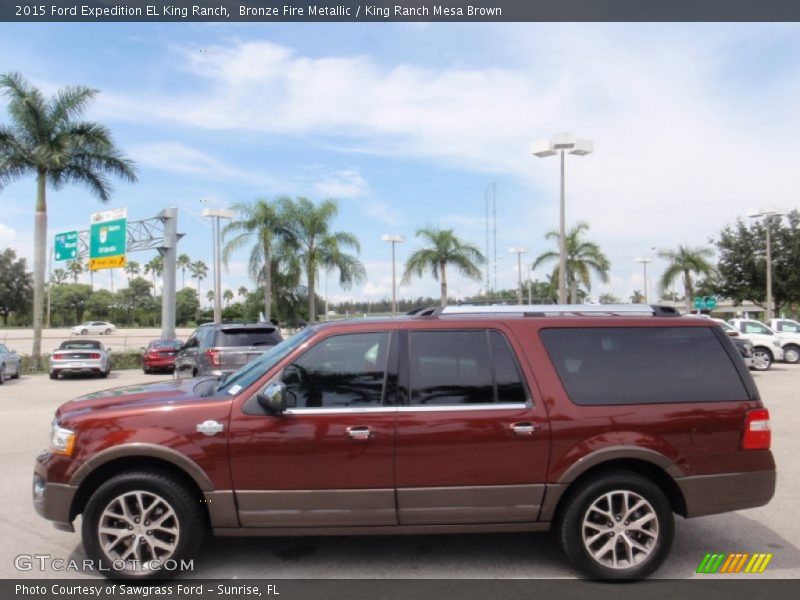 Bronze Fire Metallic / King Ranch Mesa Brown 2015 Ford Expedition EL King Ranch