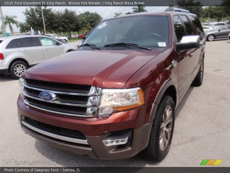 Bronze Fire Metallic / King Ranch Mesa Brown 2015 Ford Expedition EL King Ranch