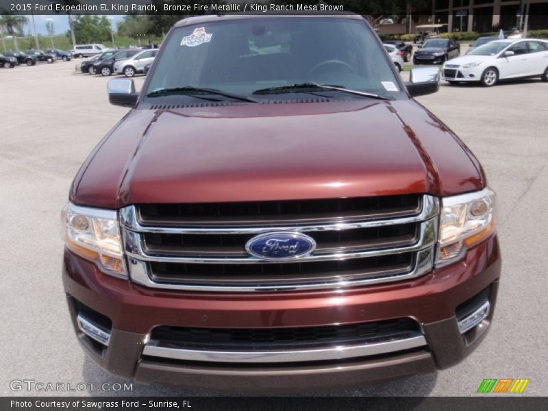 Bronze Fire Metallic / King Ranch Mesa Brown 2015 Ford Expedition EL King Ranch