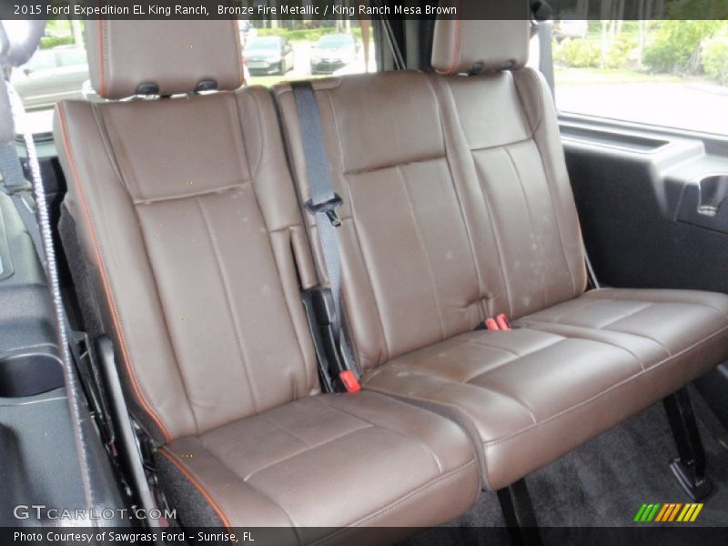Rear Seat of 2015 Expedition EL King Ranch